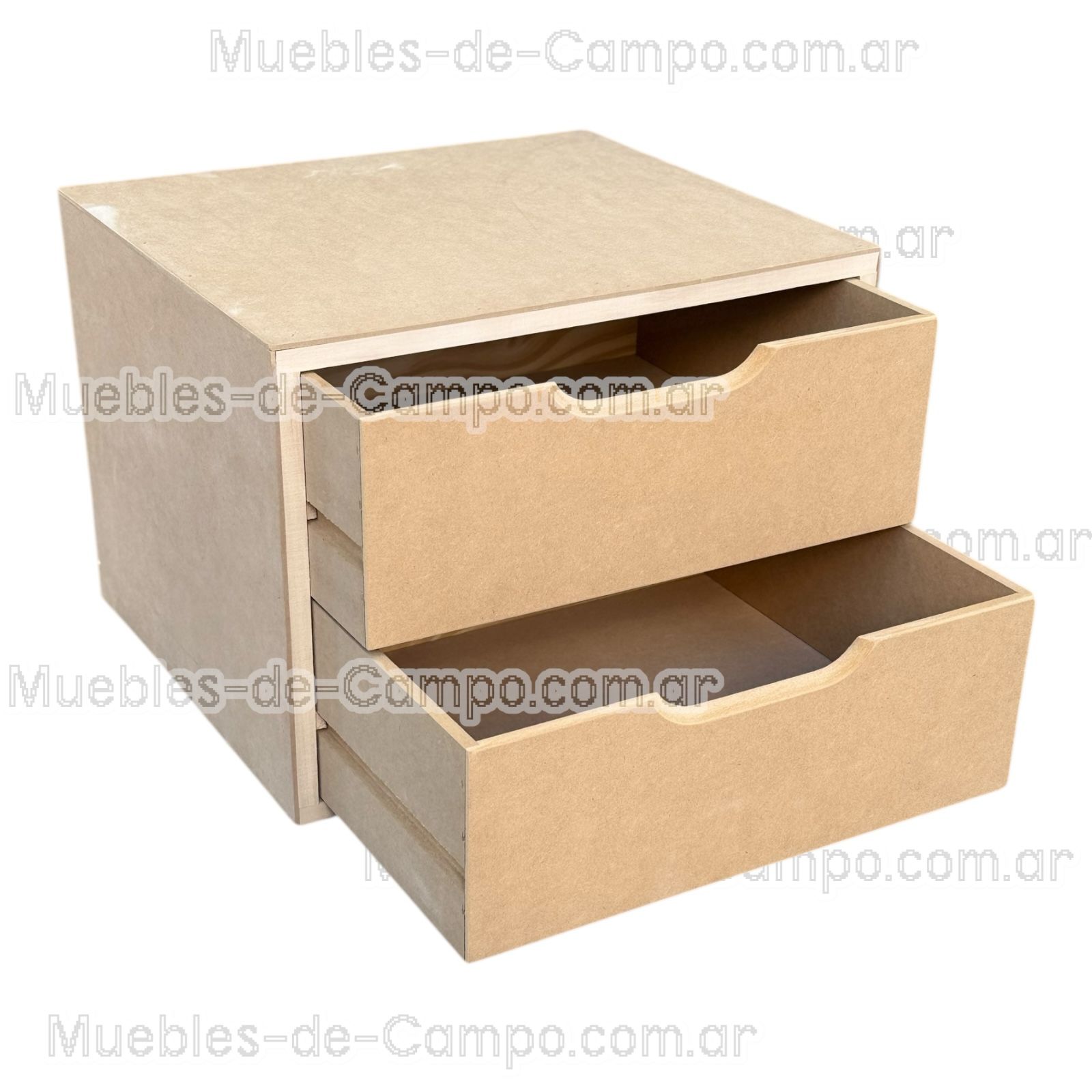 Cajonera para Interior de Placard en MDF x 2 Cajones Grandes