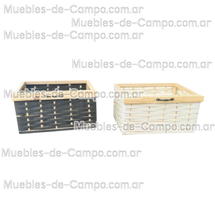 Canastos Organizadores - Mimbre y Suncho - Solución Perfecta para el Orden en Casa - Imagen 21
