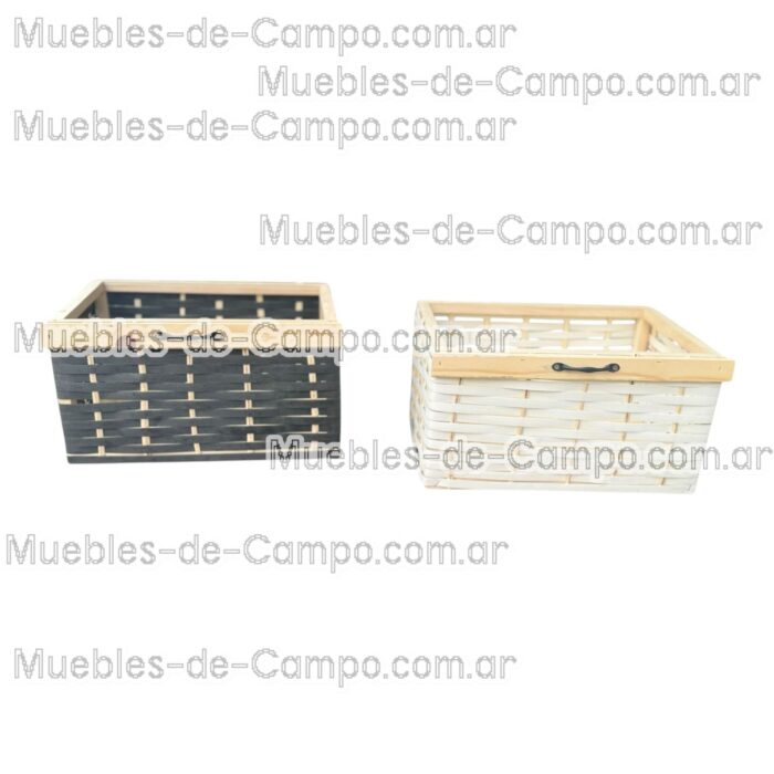 Canastos Organizadores - Mimbre y Suncho - Solución Perfecta para el Orden en Casa - Imagen 19