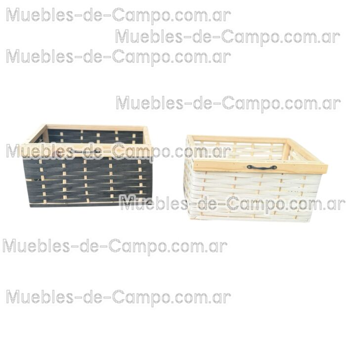Canastos Organizadores - Mimbre y Suncho - Solución Perfecta para el Orden en Casa - Imagen 20