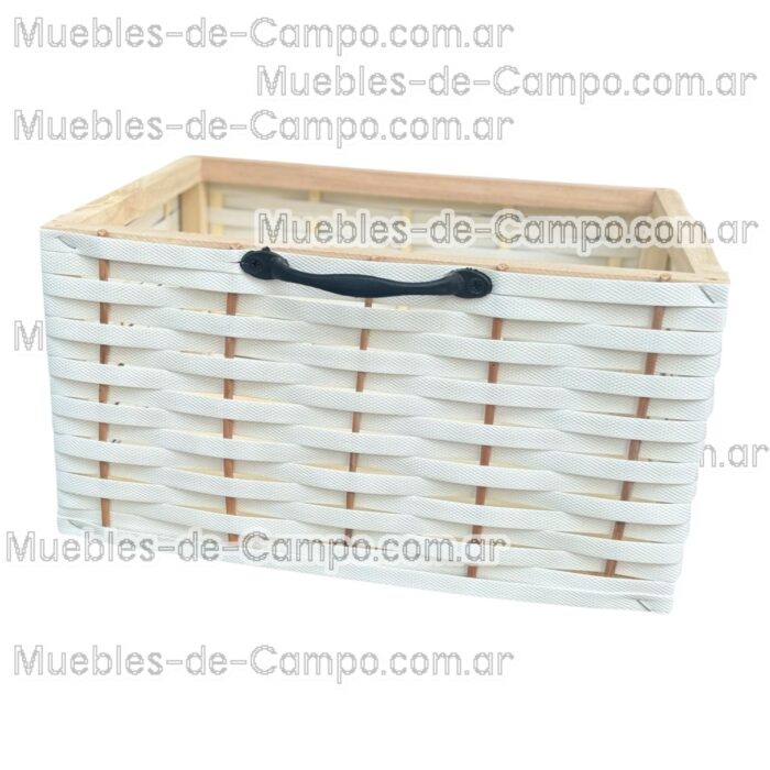 Canastos Organizadores - Mimbre y Suncho - Solución Perfecta para el Orden en Casa - Imagen 12