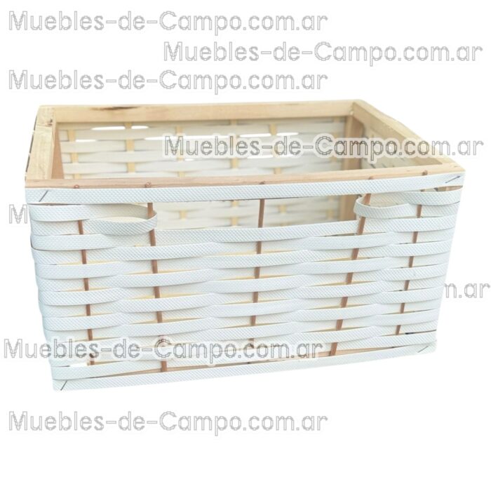 Canastos Organizadores - Mimbre y Suncho - Solución Perfecta para el Orden en Casa - Imagen 9