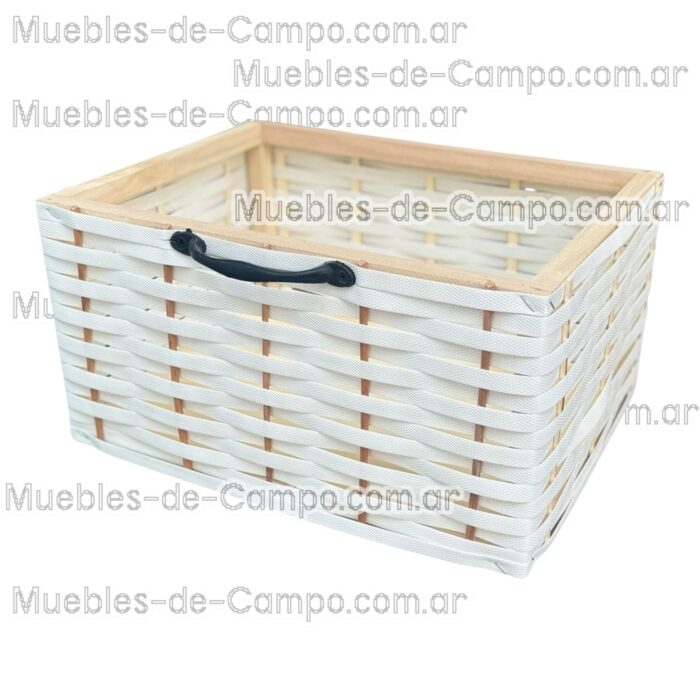 Canastos Organizadores - Mimbre y Suncho - Solución Perfecta para el Orden en Casa - Imagen 11