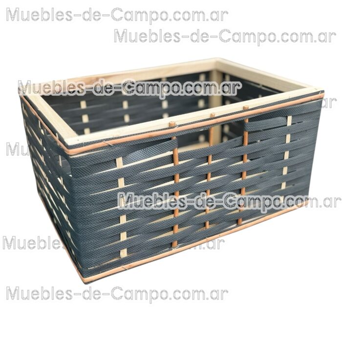 Canastos Organizadores - Mimbre y Suncho - Solución Perfecta para el Orden en Casa - Imagen 4