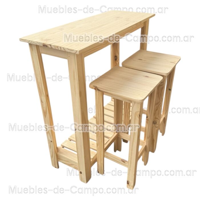 Combo Barra desayunadora con Dos Banquetas - Imagen 10