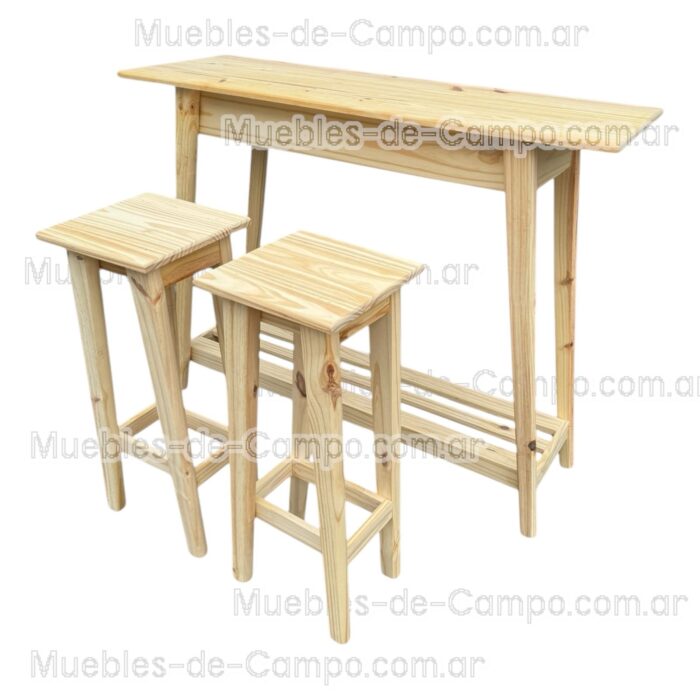 Isla Desayunador Estilo Retro Vintage Escandinava 120x40x95
