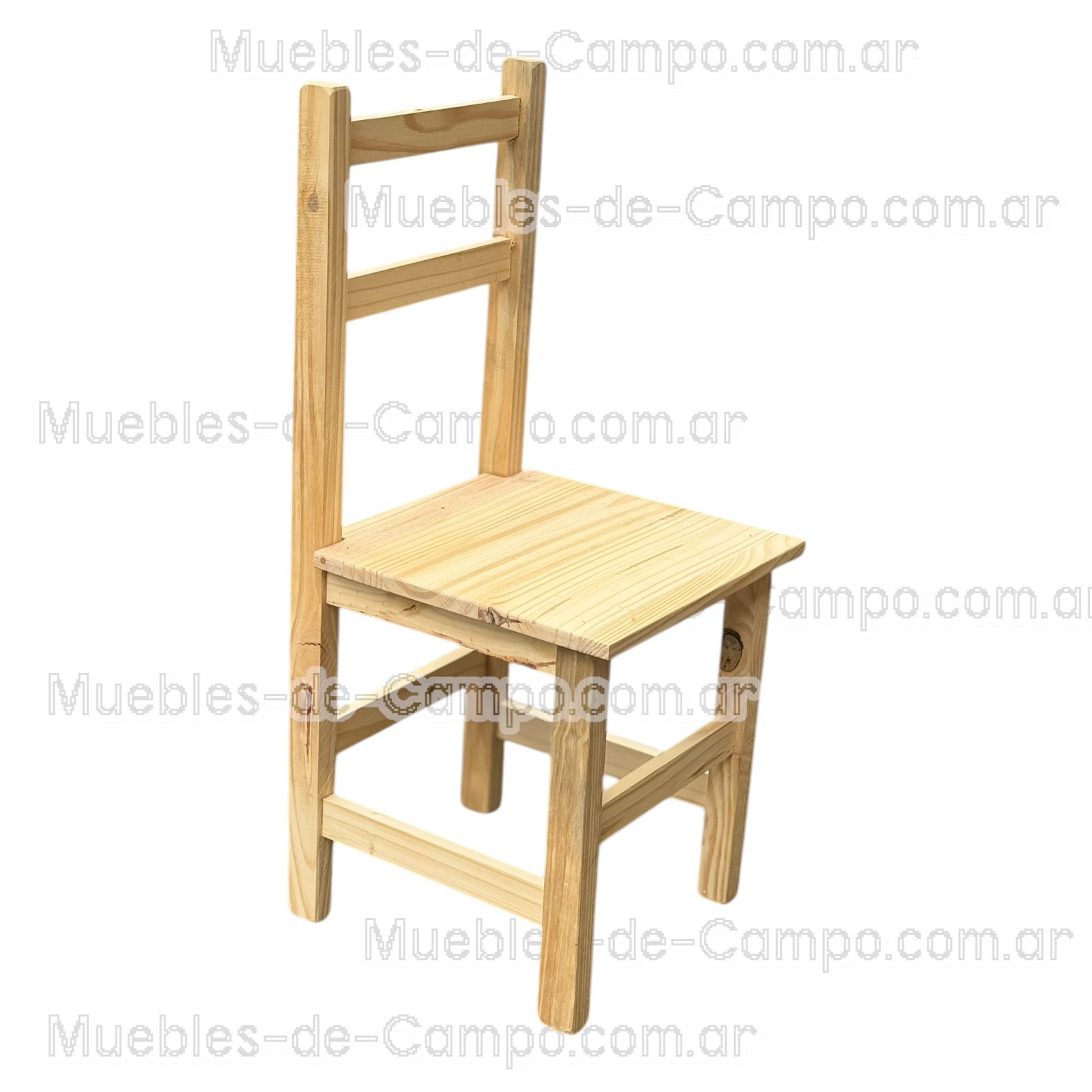 Silla de Pino reforzada Economica para bares restaurantes cocina y comedor